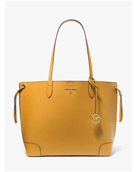 michael kors leather quinn large saffiano leather satchel|Michael Kors edith large satchel.